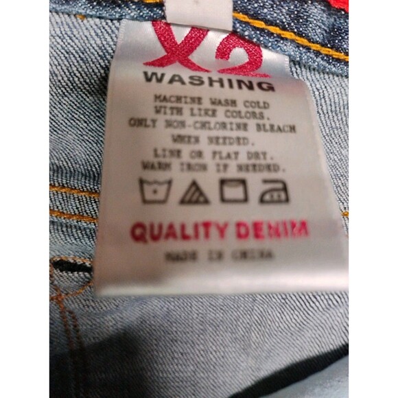 X2 Low Rise Boot Cut Slim W10 Regular Embroidered Pockets - Picture 5 of 15